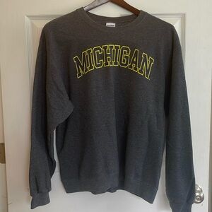 Large Michigan Crewneck Sweatshirt